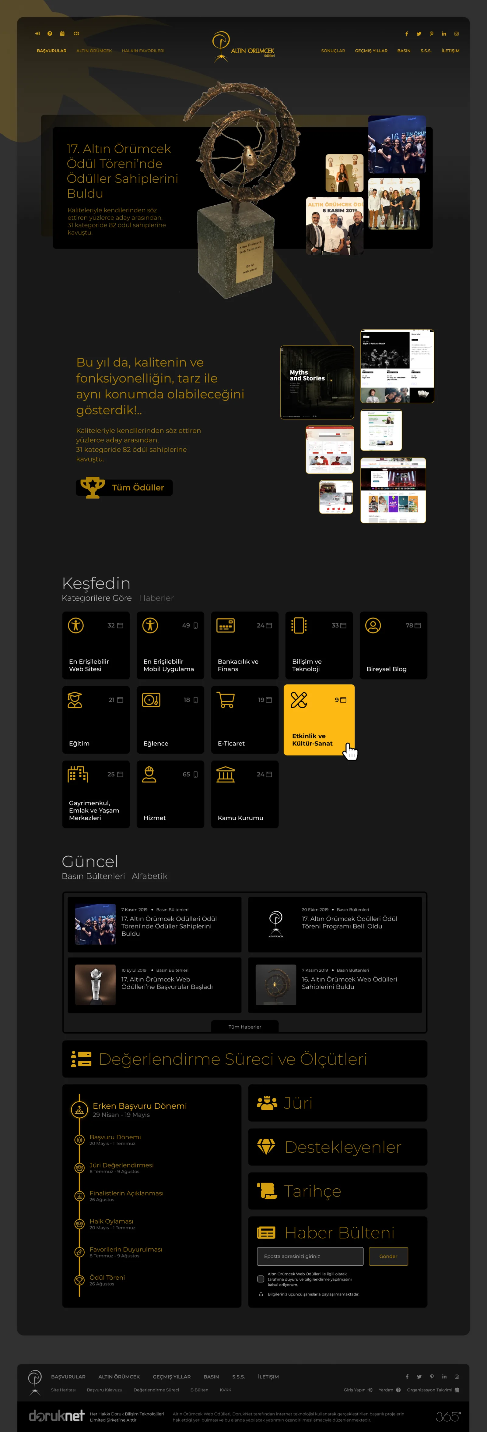Desktop view - Home Page