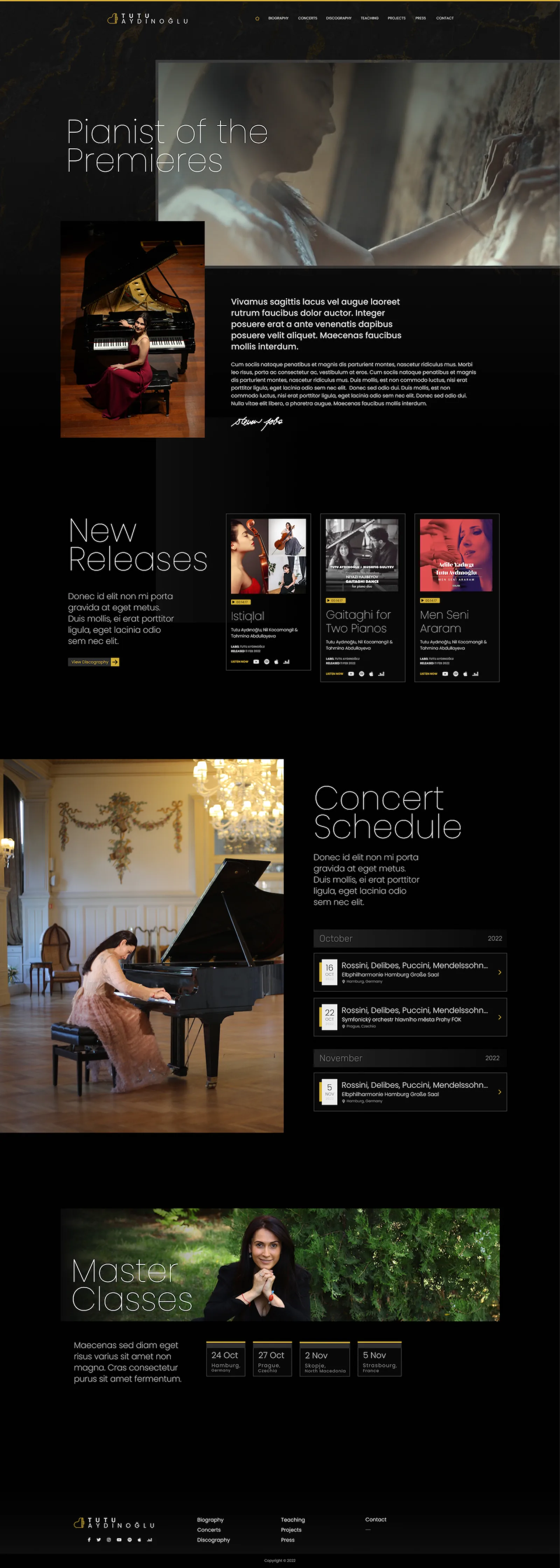 Desktop view - Home