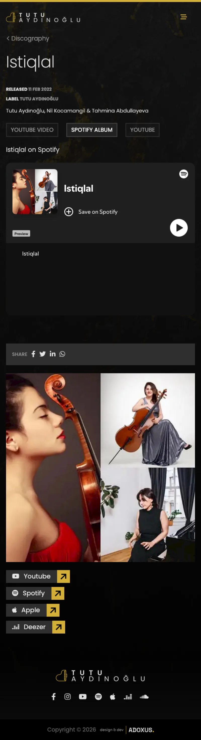 Album Details Mobile