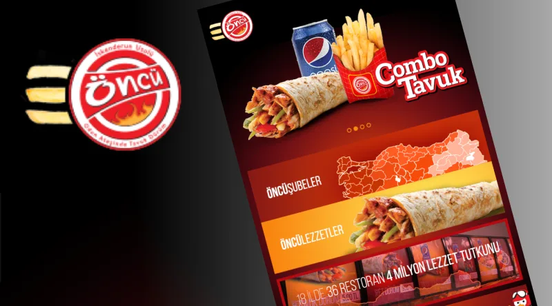 Hamburger Menu Out, Potato Chips Menu In